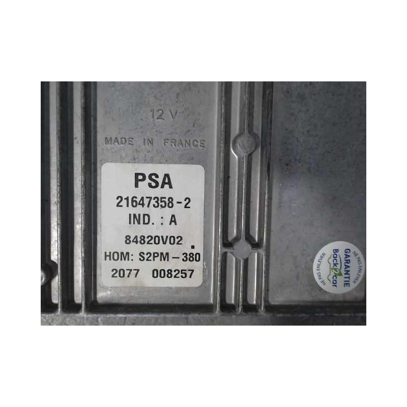CALCULATEUR MOTEUR CITROEN C3