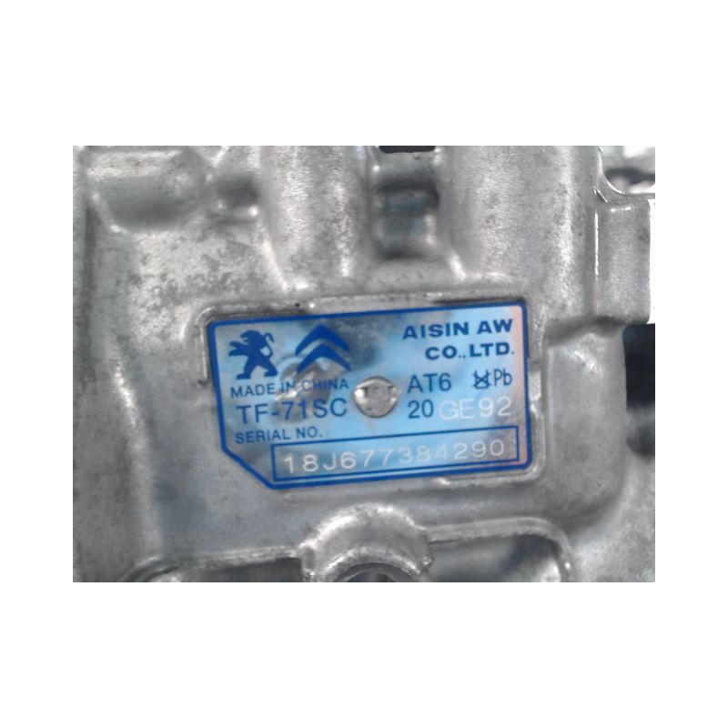 BOITE A VITESSE AUTOMATIQUE CITROEN C3 1.2 THP 110 