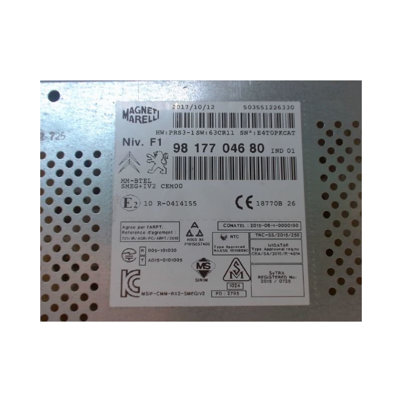 ECRAN GPS CITROEN BERLINGO
