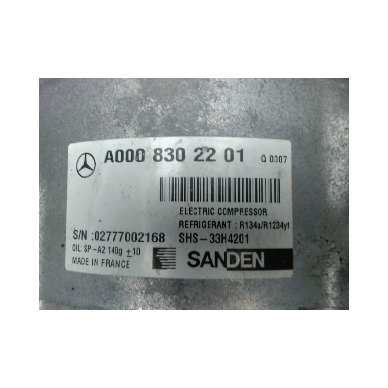 COMPRESSEUR AIR CONDITIONNE MERCEDES CLASSE A