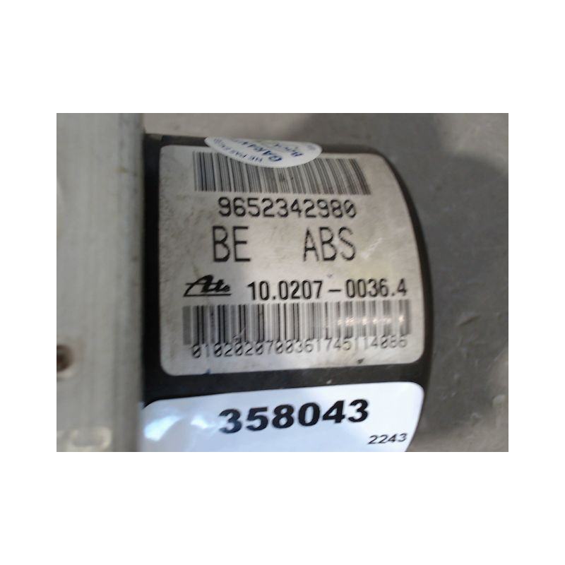 UNITE HYDRAULIQUE ABS PEUGEOT 206 SW 02-06