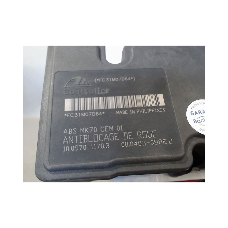 UNITE HYDRAULIQUE ABS PEUGEOT 206