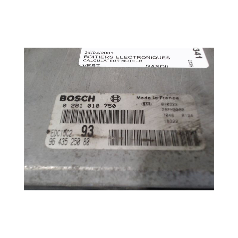 CALCULATEUR MOTEUR CITROEN XSARA