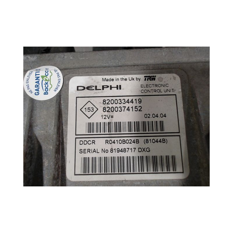 CALCULATEUR MOTEUR RENAULT MEGANE