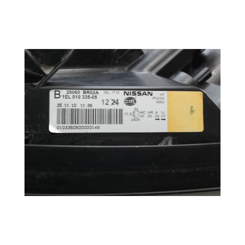 PHARE GAUCHE NISSAN QASHQAI