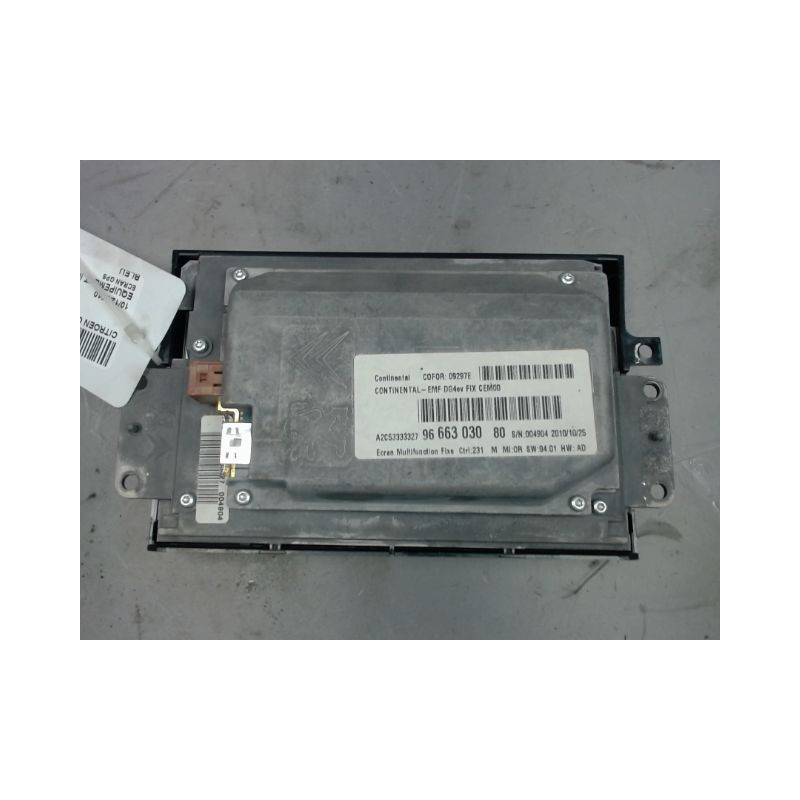 ECRAN GPS CITROEN C4 2 PHASE 1 1.6 HDI - 8V TURB