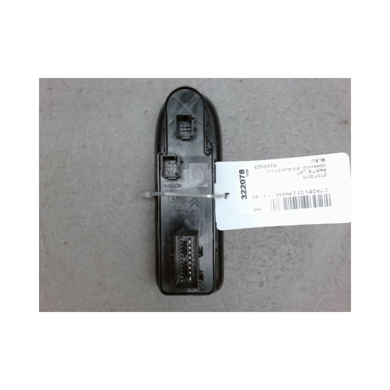 COMMANDE LEVE-GLACE PORTE AVG CITROEN C3 2 PHASE 1 1.4I - 8V