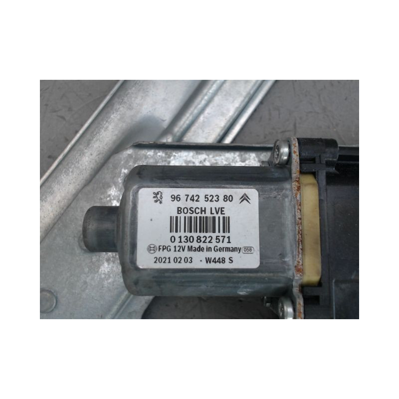 MECANISME LEVE-GLACE AVANT DROIT PEUGEOT 208