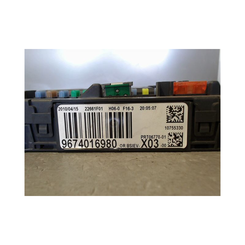 BOITIER GESTION HABITACLE CITROEN C3