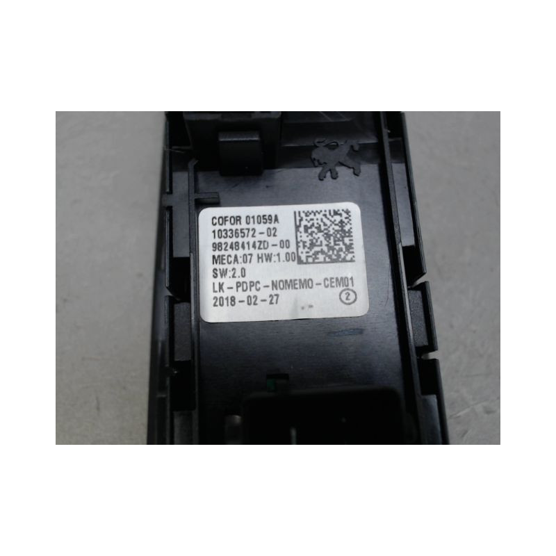 COMMANDE LEVE-GLACE PORTE AVG PEUGEOT 308