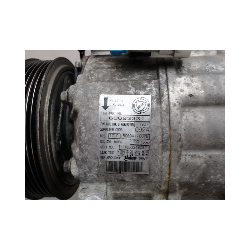 COMPRESSEUR AIR CONDITIONNE ALFA ROMEO 159