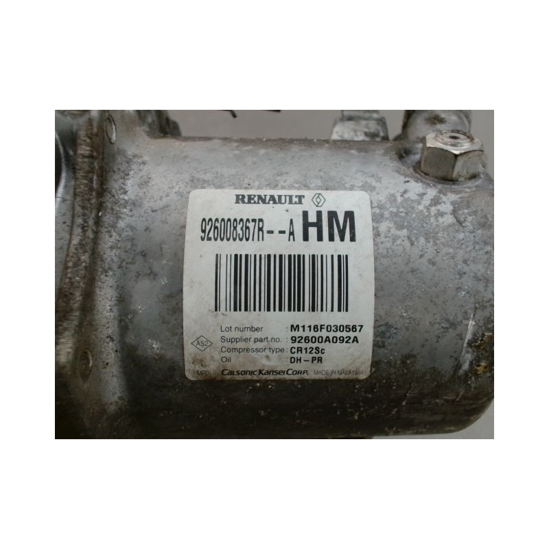 COMPRESSEUR AIR CONDITIONNE DACIA LODGY