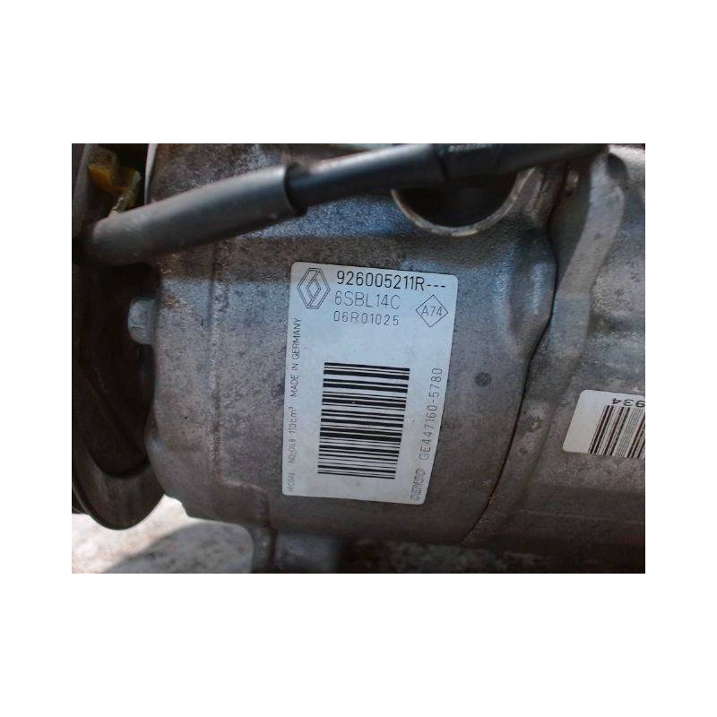 COMPRESSEUR AIR CONDITIONNE RENAULT SCENIC III 2009-