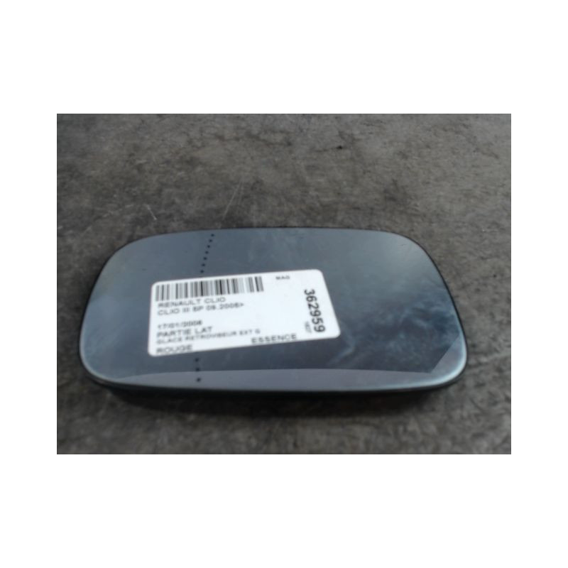 GLACE RETROVISEUR EXT G RENAULT CLIO III 2005-
