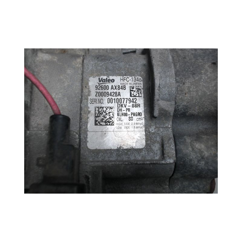 COMPRESSEUR AIR CONDITIONNE NISSAN NOTE