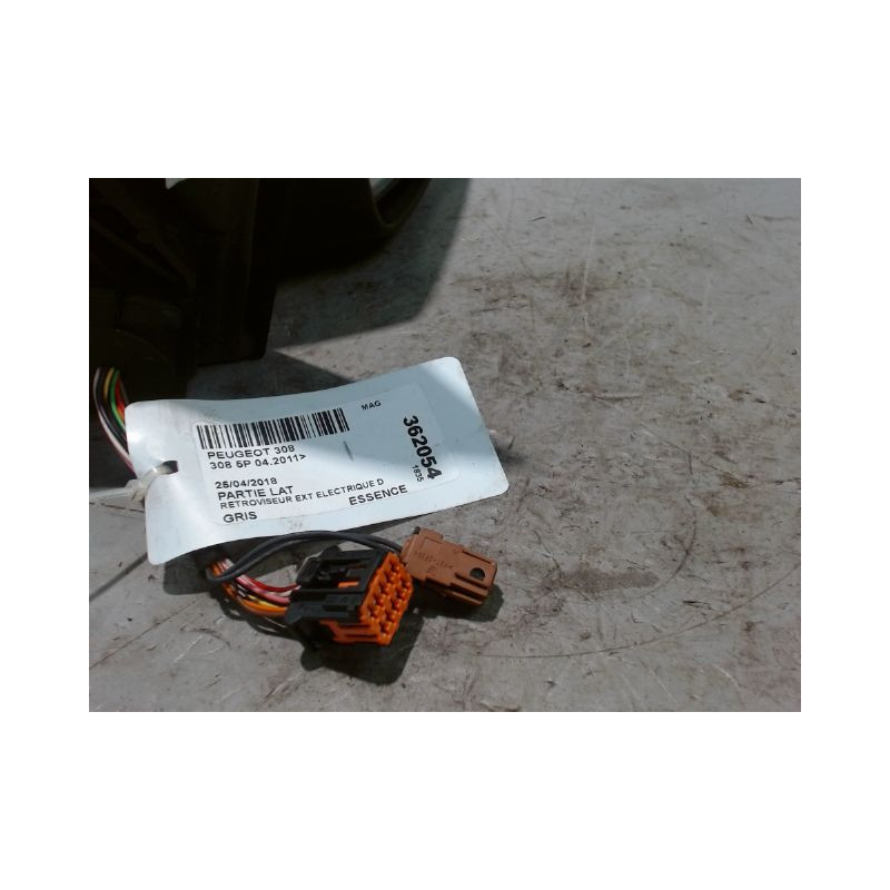 RETROVISEUR EXTERIEUR ELECTRIQUE DROIT PEUGEOT 308 2011-