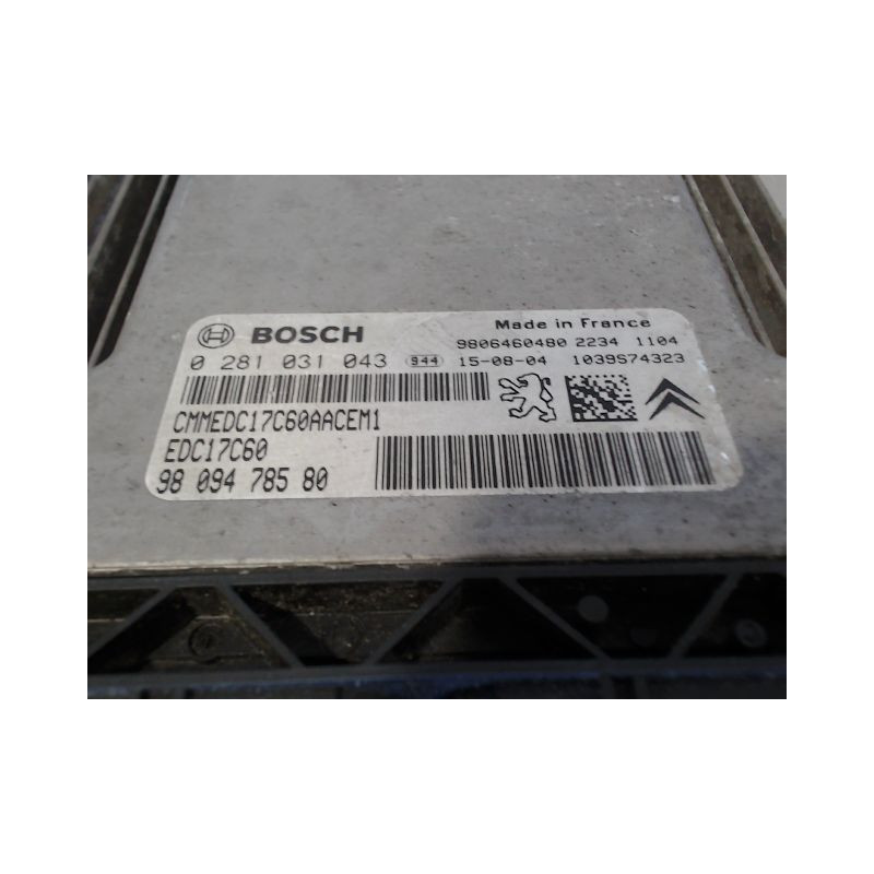 CALCULATEUR MOTEUR CITROEN C4 PICASSO 007-