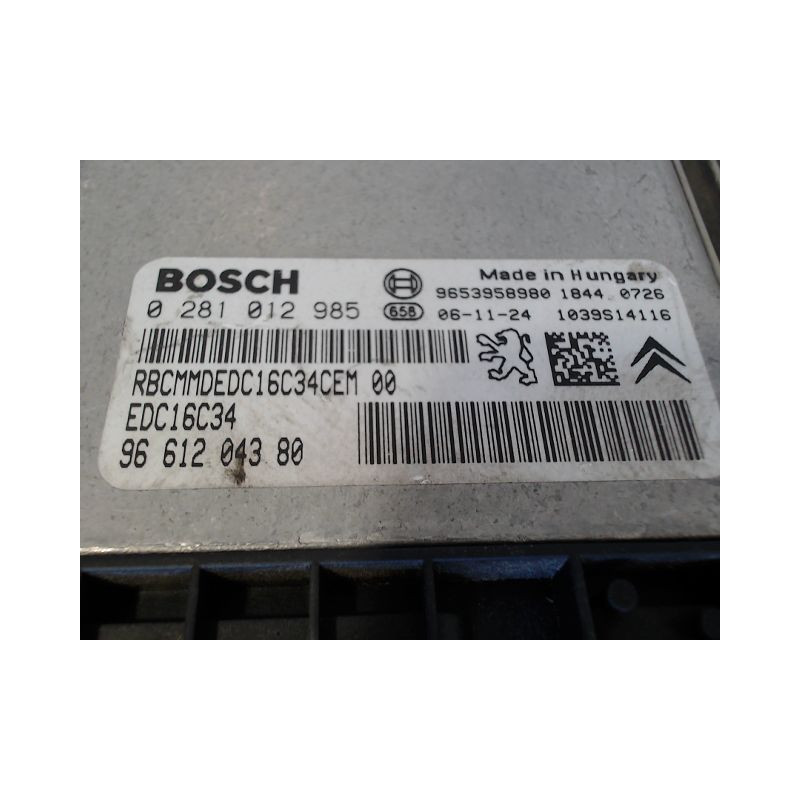 CALCULATEUR MOTEUR PEUGEOT 307 2005-