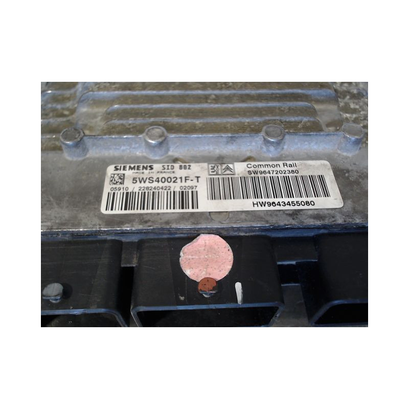 CALCULATEUR MOTEUR CITROEN C3 2002-2005