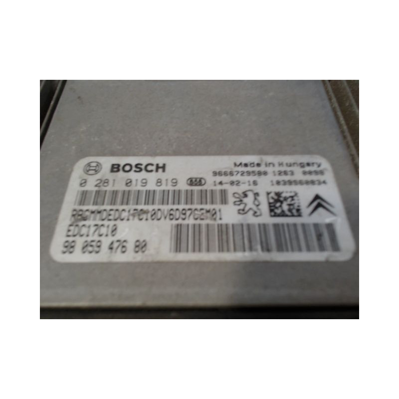 CALCULATEUR MOTEUR CITROEN C3