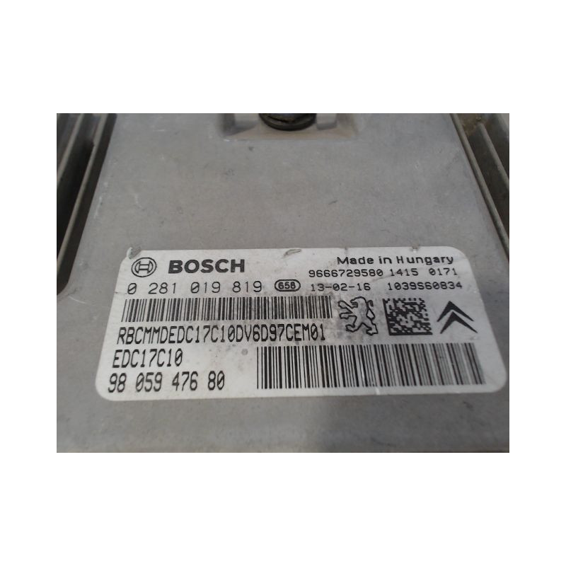 CALCULATEUR MOTEUR CITROEN C4