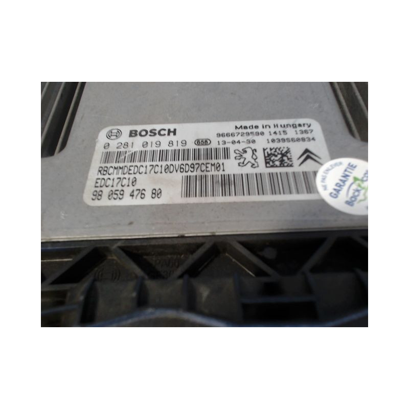CALCULATEUR MOTEUR CITROEN C4