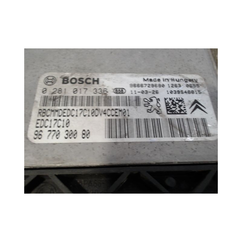 CALCULATEUR MOTEUR CITROEN C3