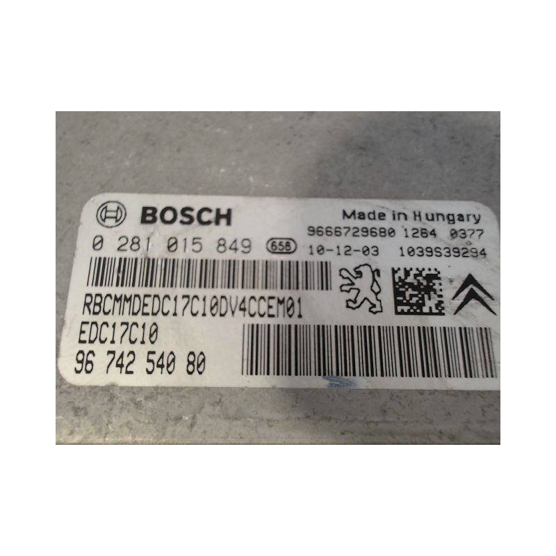 CALCULATEUR MOTEUR PEUGEOT 207