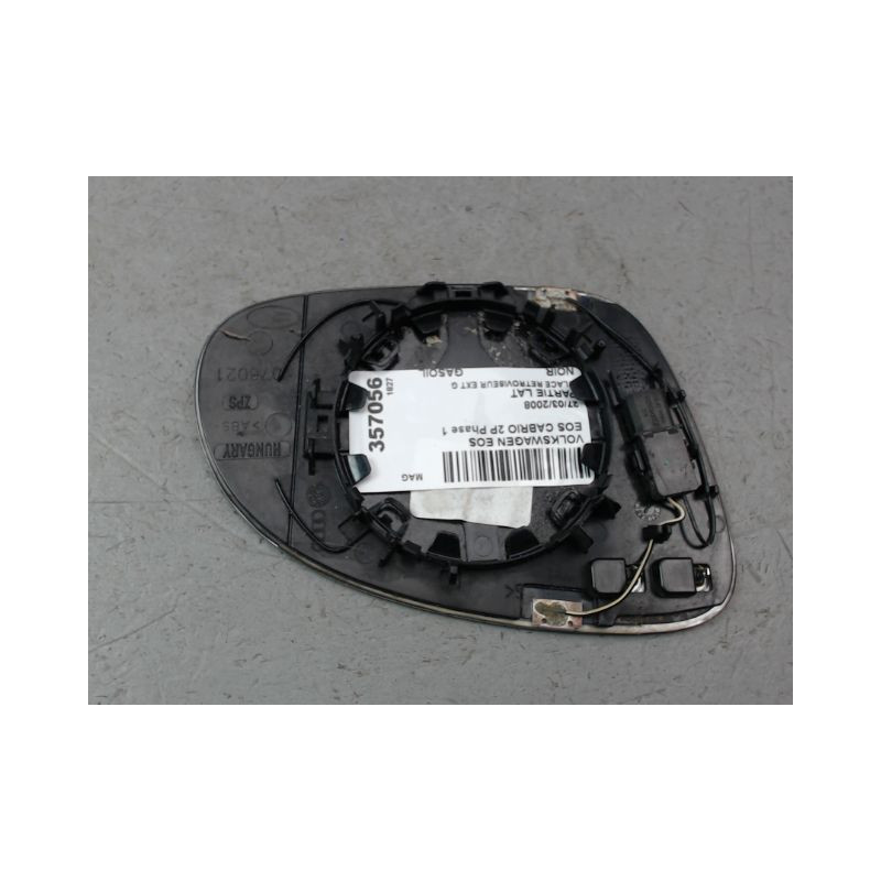 GLACE RETROVISEUR EXT G VOLKSWAGEN EOS CABRIO 2P Phase 1 2006-2011