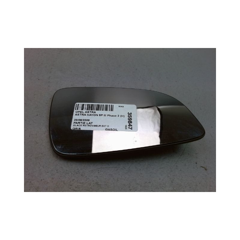 GLACE RETROVISEUR EXT D OPEL ASTRA III Phase 2 (H) 2007-2010