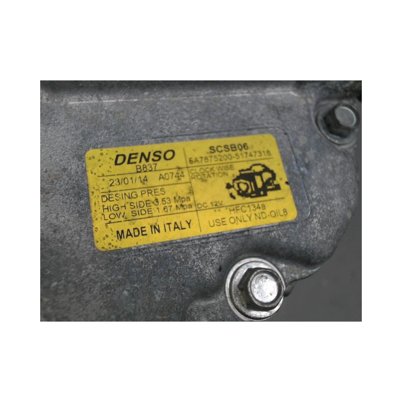 COMPRESSEUR AIR CONDITIONNE FIAT PANDA