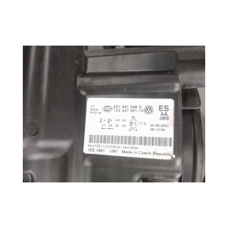 PHARE DROIT VOLKSWAGEN POLO
