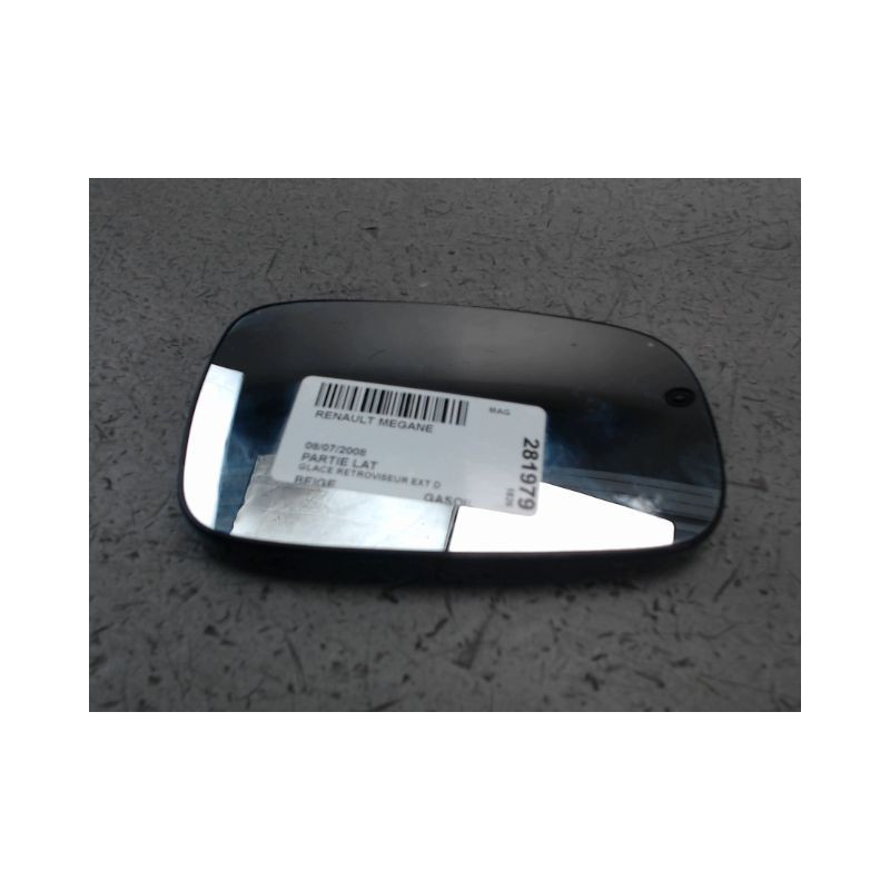 GLACE RETROVISEUR EXT D RENAULT MEGANE