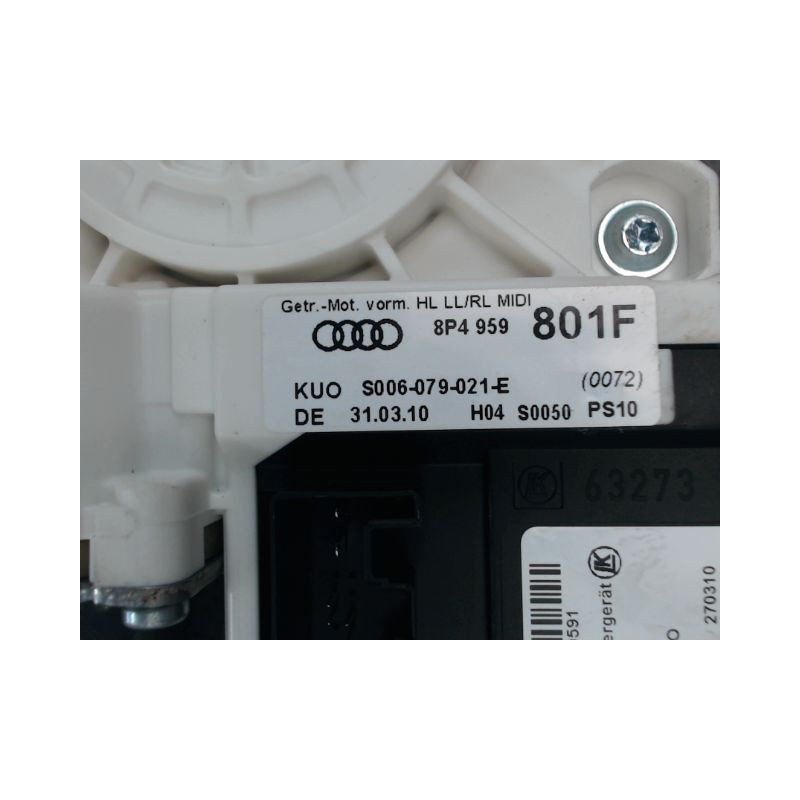 MECANISME LEVE-GLACE ARRIERE GAUCHE AUDI A3