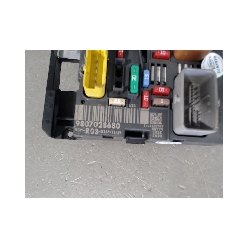 BOITE A FUSIBLES PEUGEOT EXPERT FG II 2007-...