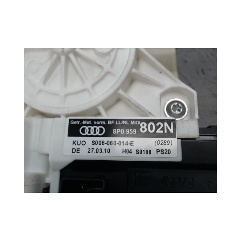 MECANISME LEVE-GLACE AVANT DROIT AUDI A3