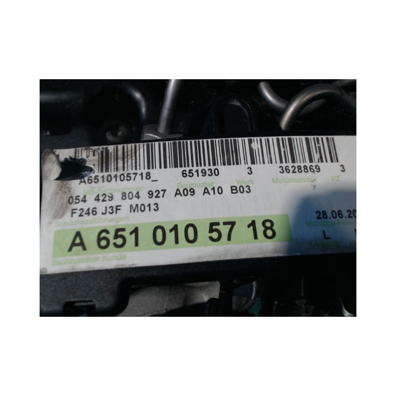 MOTEUR DIESEL MERCEDES GLA GLA 200 CDI / d 