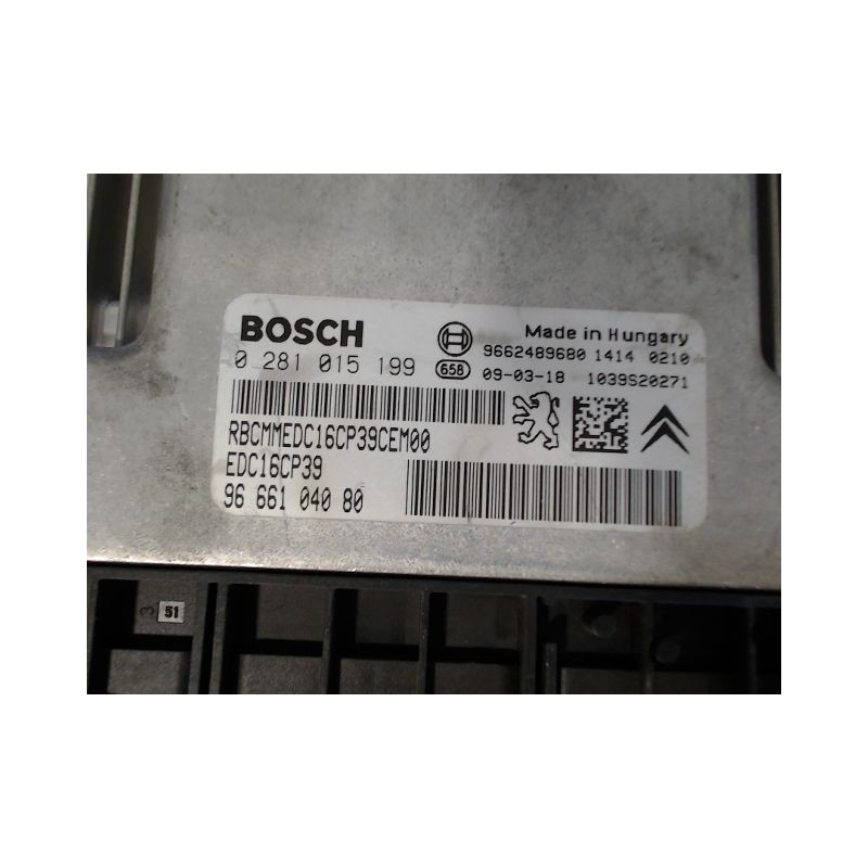 CALCULATEUR MOTEUR PEUGEOT 407