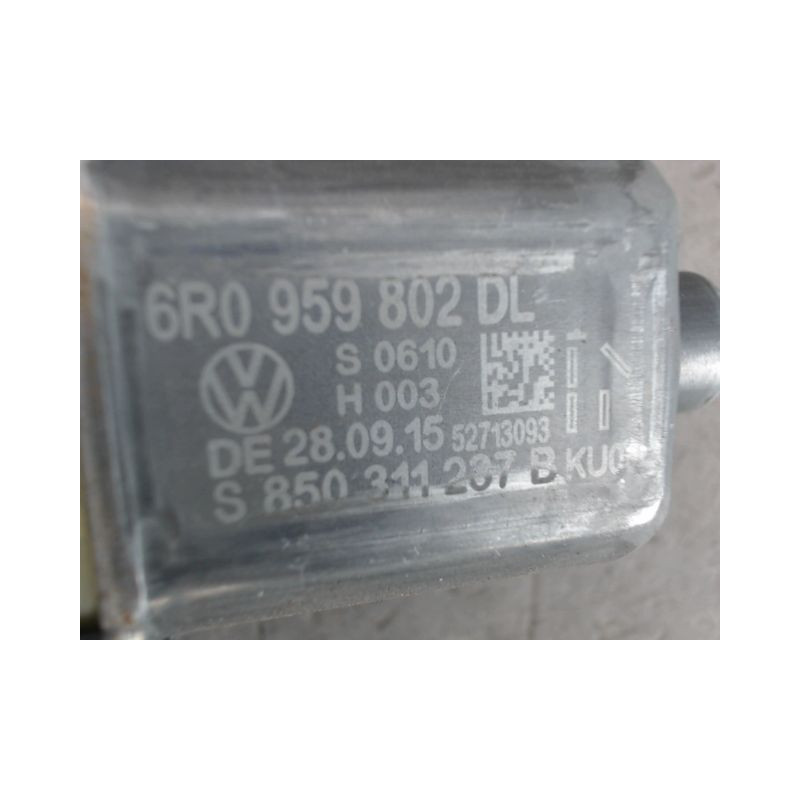 MECANISME LEVE-GLACE AVANT DROIT VOLKSWAGEN POLO