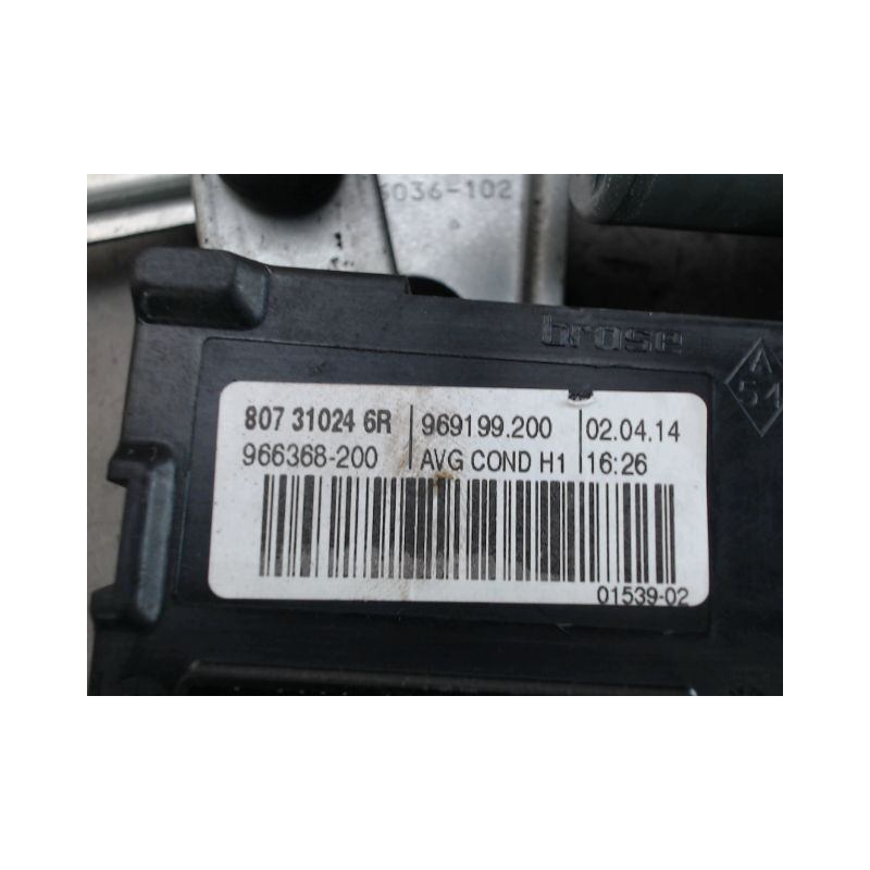 MECANISME LEVE-GLACE AVANT GAUCHE RENAULT MEGANE
