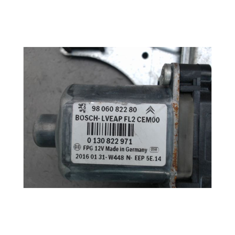 MECANISME LEVE-GLACE ARRIERE GAUCHE PEUGEOT 208