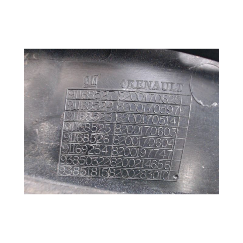 POIGNEE EXTERIEURE PORTE BATTANTE GAUCHE RENAULT TRAFIC