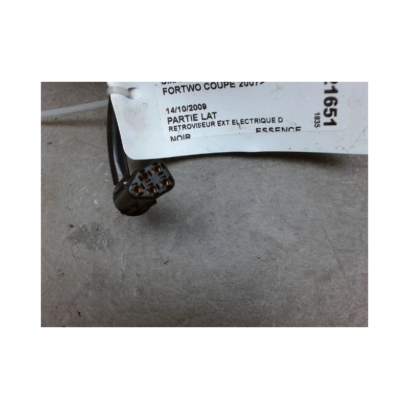 RETROVISEUR EXTERIEUR ELECTRIQUE DROIT SMART FORTWO COUPE 2007-