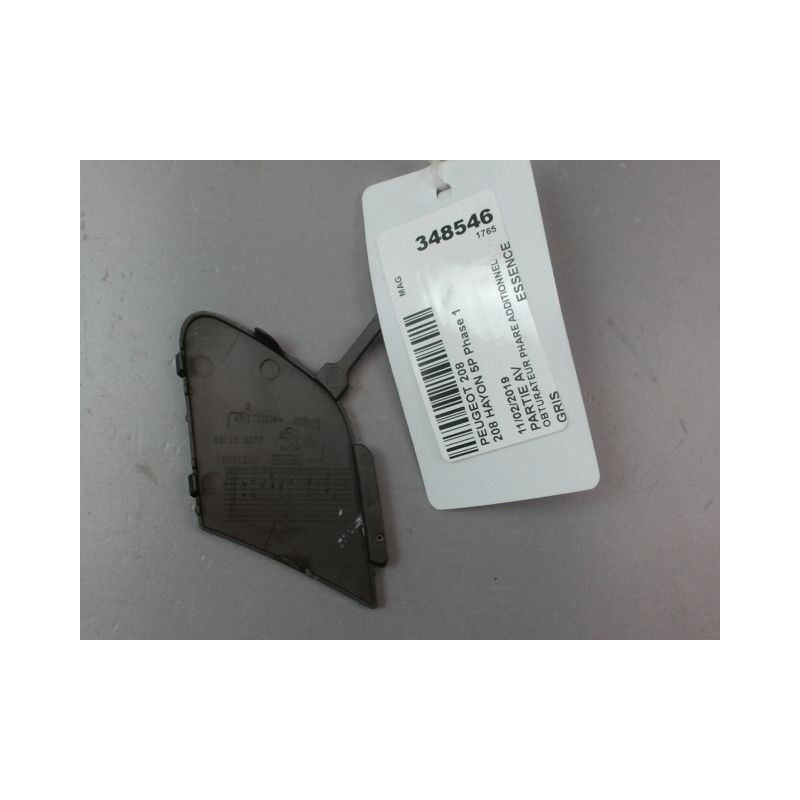 OBTURATEUR PHARE ADDITIONNEL PARE-CHOC AVG PEUGEOT 208 Phase 1 2012-...