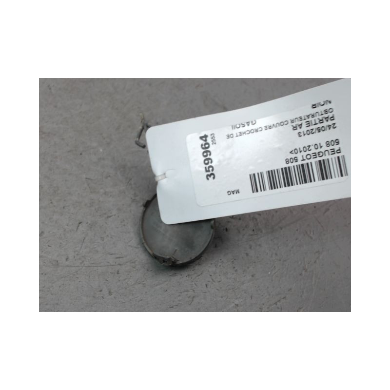 OBTURATEUR COUVRE CROCHET DE BOUCLIER AR PEUGEOT 508 2010-