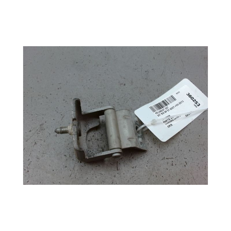 CHARNIERE HAYON G PEUGEOT 207 SW 2007-2013