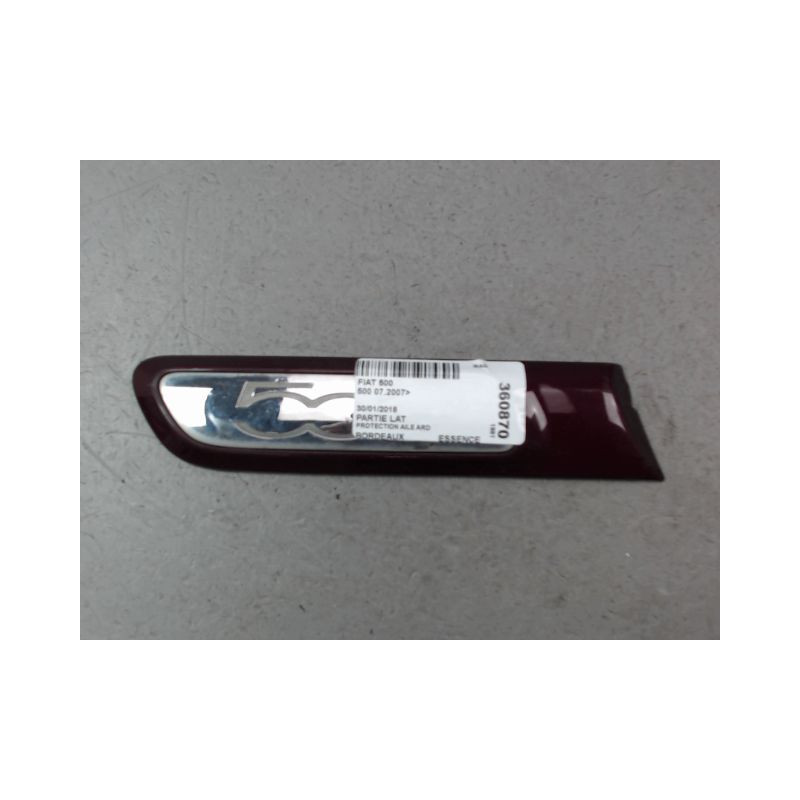 PROTECTION AILE ARRIERE DROIT FIAT 500 2007-