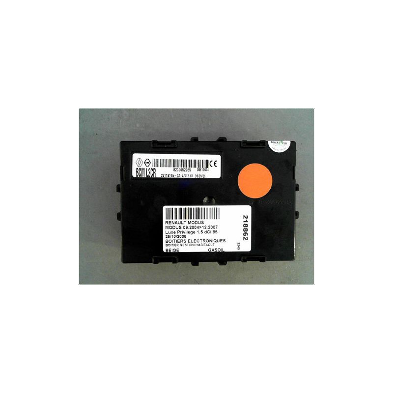 BOITIER GESTION HABITACLE RENAULT MODUS 2004-2007