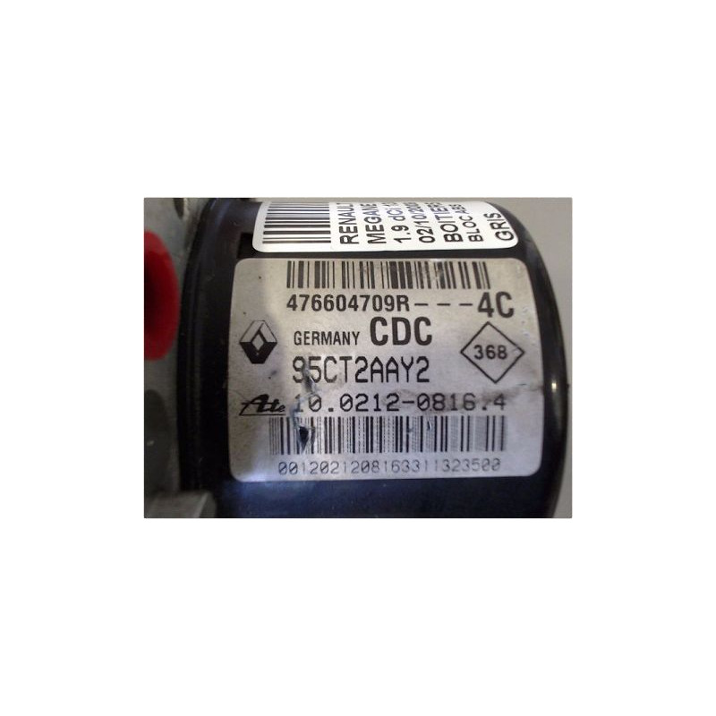 UNITE HYDRAULIQUE ABS RENAULT MEGANE III 08-12
