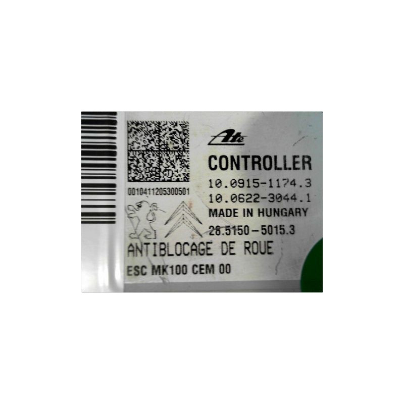 UNITE HYDRAULIQUE ABS PEUGEOT 208 12-15